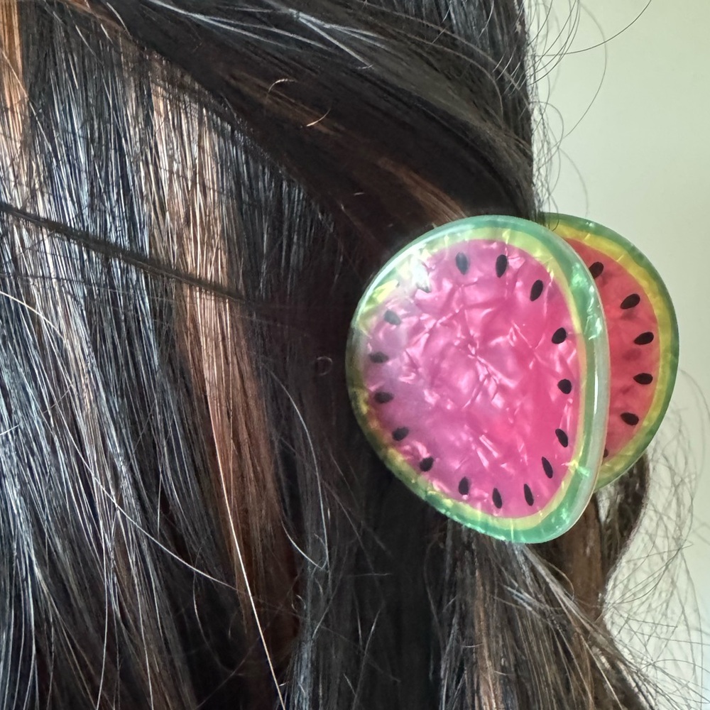 Watermelon Hair Claw Clip